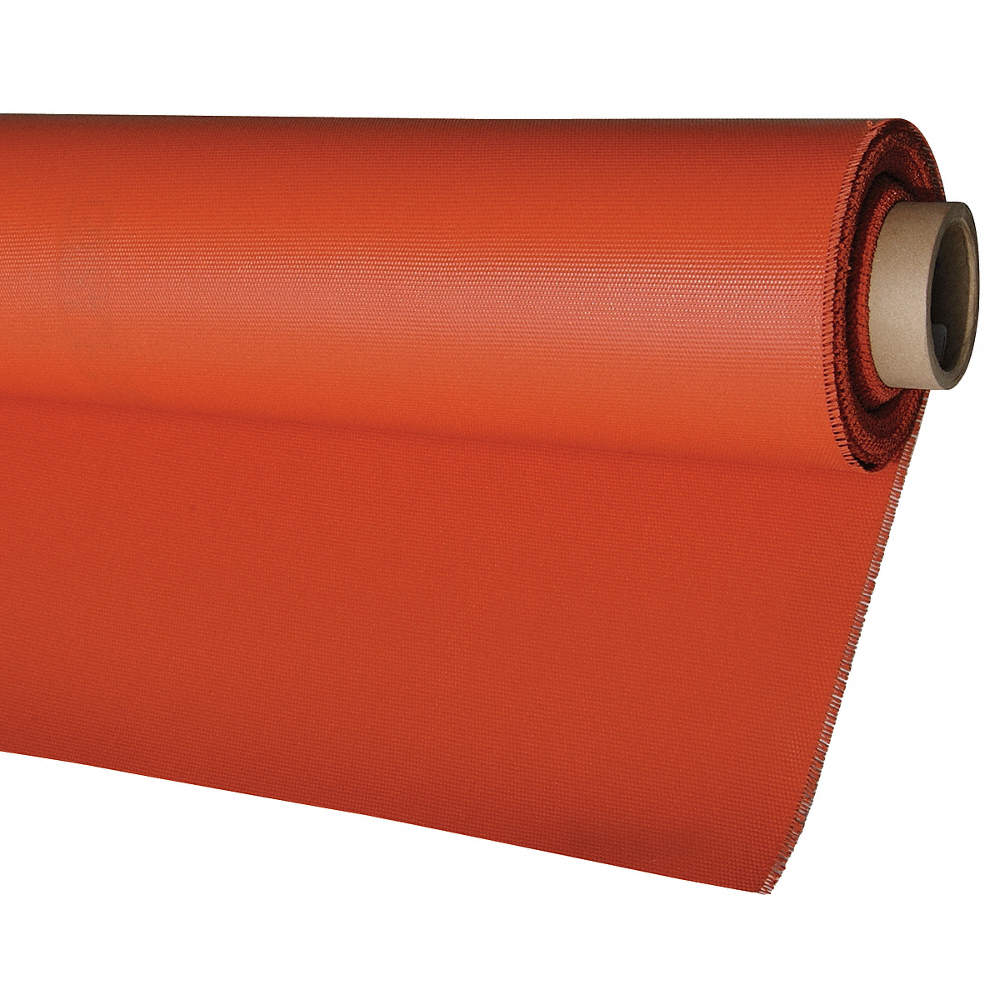 Silicone coated silica fabric