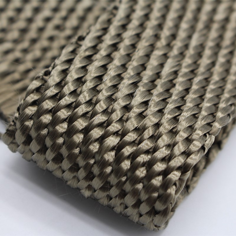 bazaltowa taśma izolacyjna z wkładką z drutu ze stali nierdzewnej

